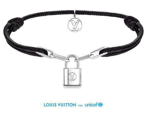 lv lockit bracelet unicef|louis lockit silver bracelet.